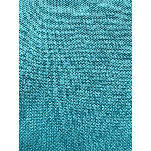 Club Room Mens Performance Polo Shirt Short Sleeve Cotton Green Lake Size Small - Picture 4 of 5